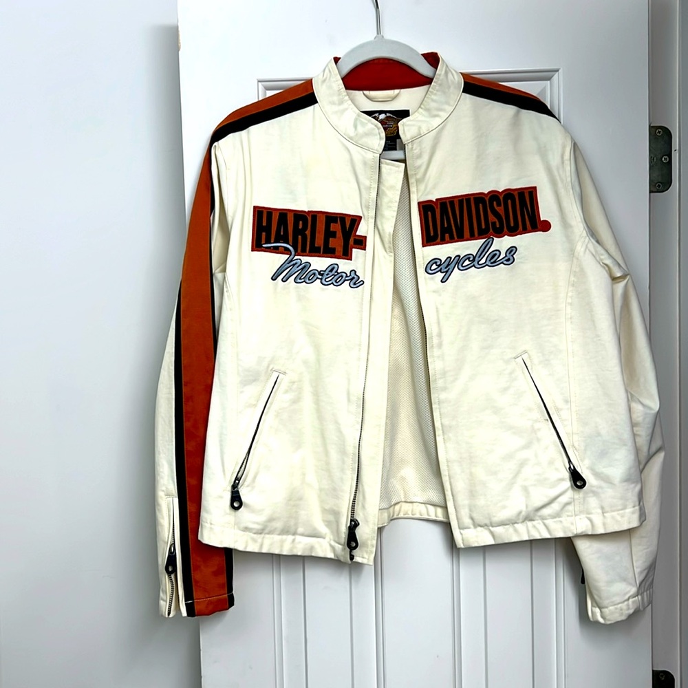 Harley-Davidson Motorcycle Vintage 90's Nylon Riding Jacket